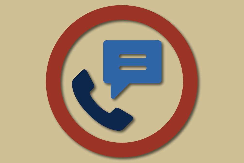 telephone contact icon