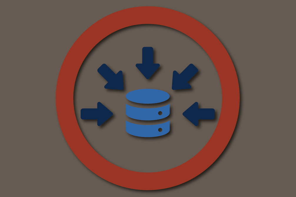 data processing and delivery icon