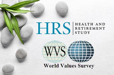 Health and Retirement Study and World Values Survey logos