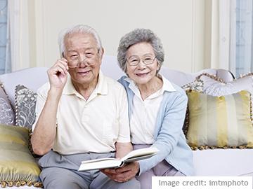 Photo of older Asian couple