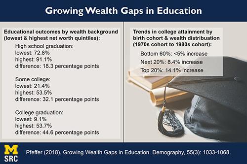 Wealth gap infographic