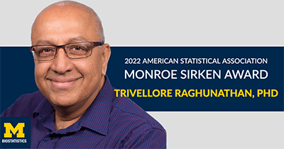 2022 American Statistical Association Monroe Sirken Award Trivellore Raghunathan